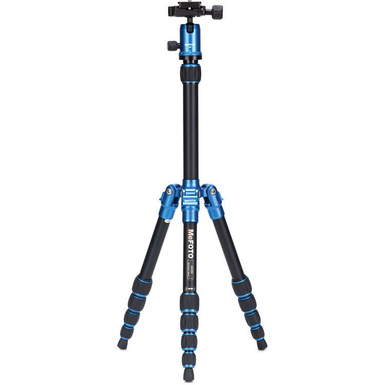 Benro%20MeFOTO%20A0350Q0B%20Travel%20Angel%20Tripod%20(Blue)