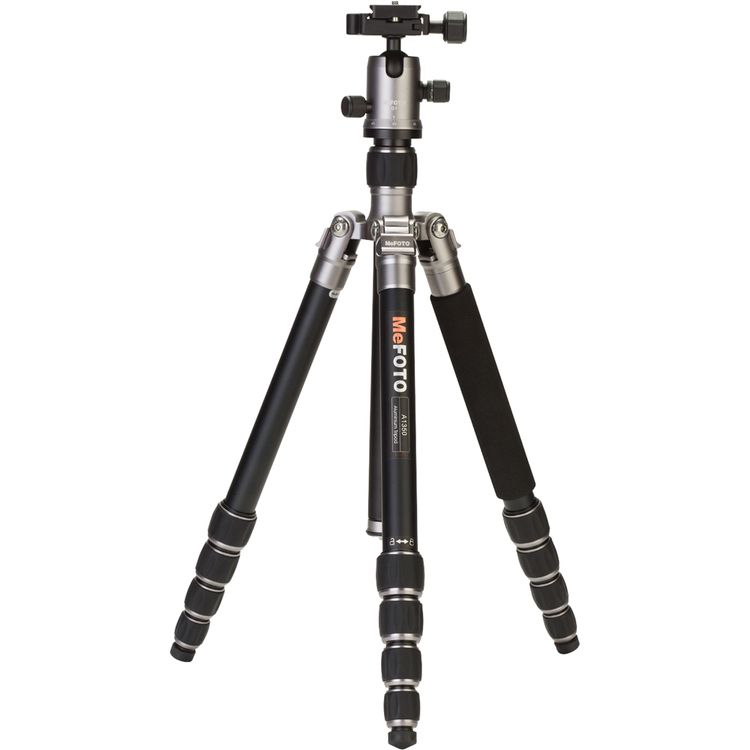 Benro%20MeFOTO%20A1350Q1T%20RoadTrip%20Aluminum%20Travel%20Tripod%20Kit%20(Titanium)