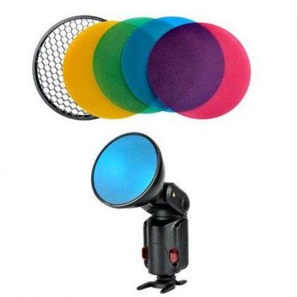 Godox Color Gel Pack Color Filter (Rd,Bl,Grn,Ylw)